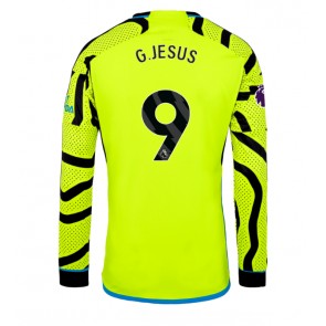Arsenal Gabriel Jesus #9 Udebanetrøje 2023-24 Lange ærmer